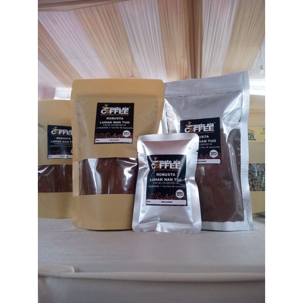 

Bubuk Kopi Minang Klasik. Robusta Natural Classic Luhak Nan Tuo
