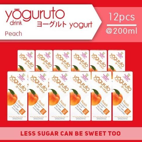 

Yogurt Heavenly Blush Yoguruto Peach [12 pcs x 200ml] TERLARIS TERPERCAYA ORIGINAL