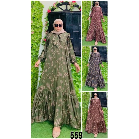gamis dior silk