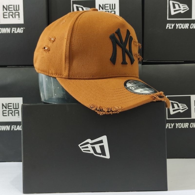 Topi NY RIPPED Hat Damage Kualitas Import - Topi Distro Premium