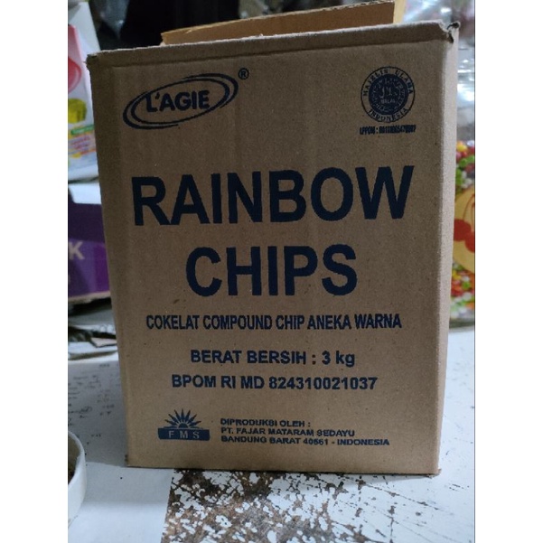 

Lagie Rainbow Chip n Choco Chip repack 100gr