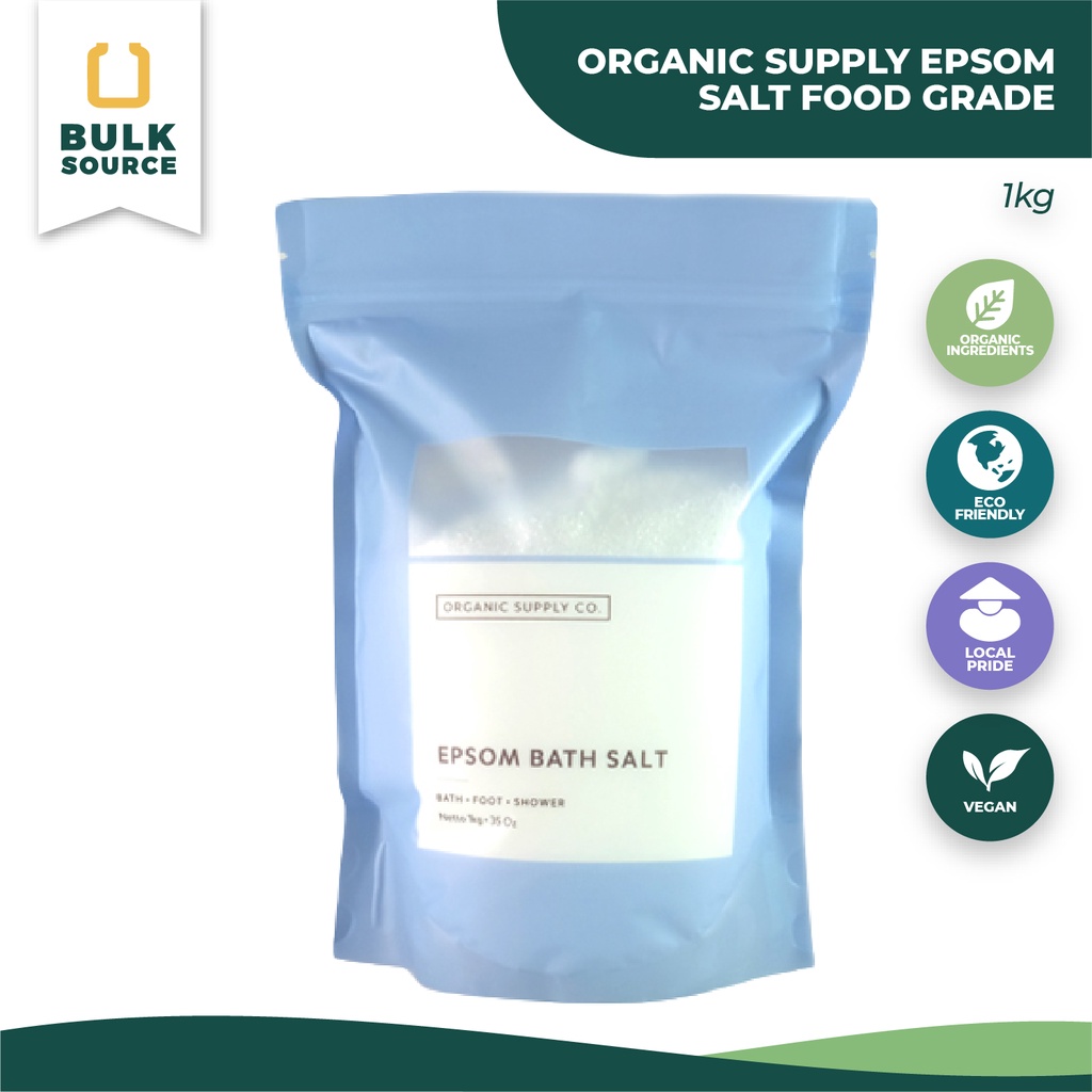 Organic Supply Co -  Epsom Salt Food Grade 1kg
