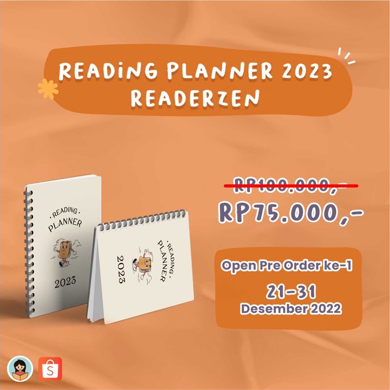 

Reading Planner 2023 | Buku Agenda Bacaan Tahunan