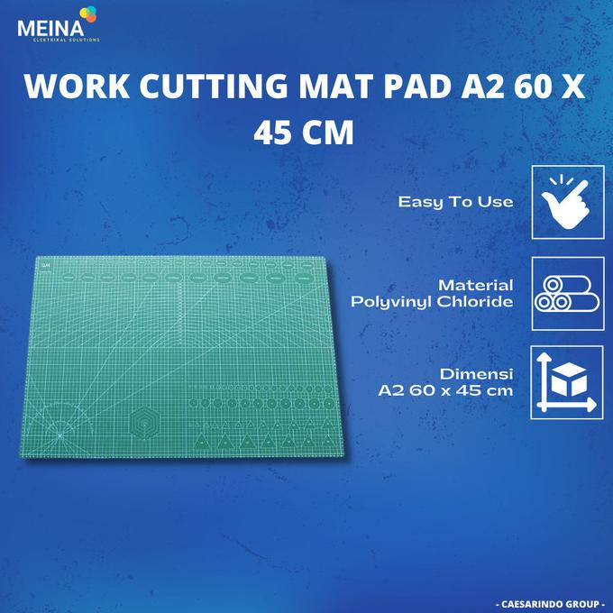 

Terlaris WORK CUTTING MAT PAD ALAS POTONG SERBAGUNA A2 60X45 CM CUTTING PAD Termurah