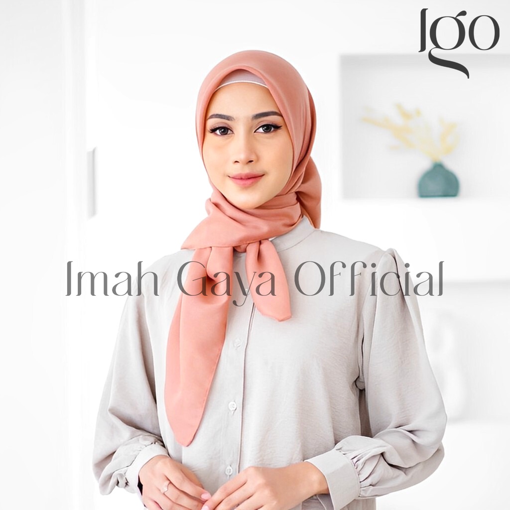 Kerudung Segiempat BELLA SQUARE Pollycotton Premium Lembut