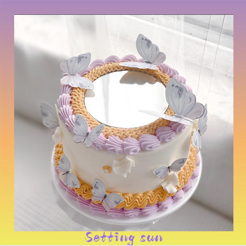 

Cake Topper Hiasan Kue kupu Kupu Butterfly Pink Ungu Biru Ulang Tahun TN