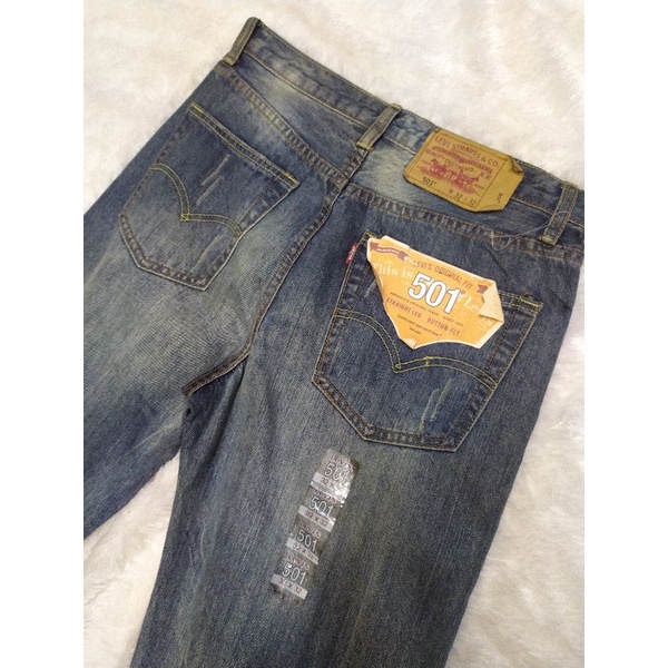 (CUCI GUDANG) LEVIS 501 ORIGINAL USA IMPORT JEANS DENIM