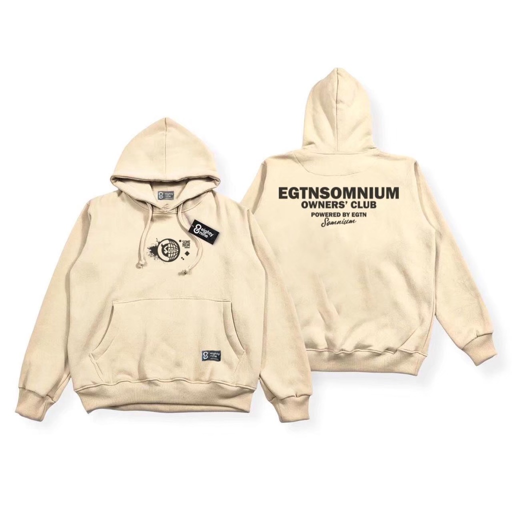 JAKET SWEATER HOODIE DISTRO PRIA WANITA CREAM ORIGINAL EGTN / SWEATER HOODIE PRIA / HOODIE UNISEX EGTN TERBARU