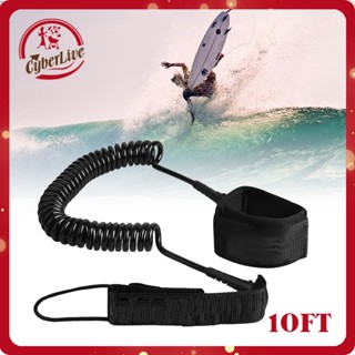Surf Leash Surfing Surfboard 10FT Tali Pengaman Selancar Surfing Leg Rope Paddleboard Leash