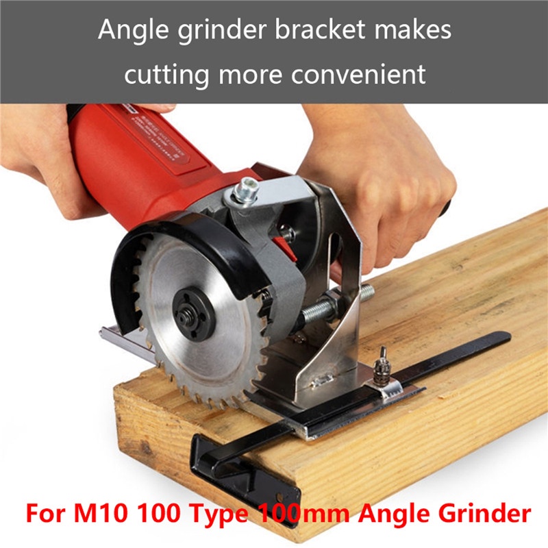 Hand Angle Grinder Converter To Cutter Mesin Potong Refit Listrik Chain Saw Circular