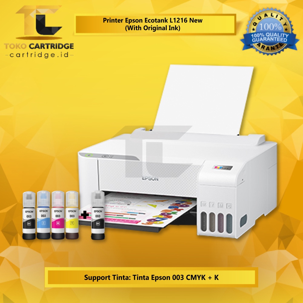 Printer Epson EcoTank L1210 L 1210 New, Pengganti Epson L1110 Warna Original Resmi