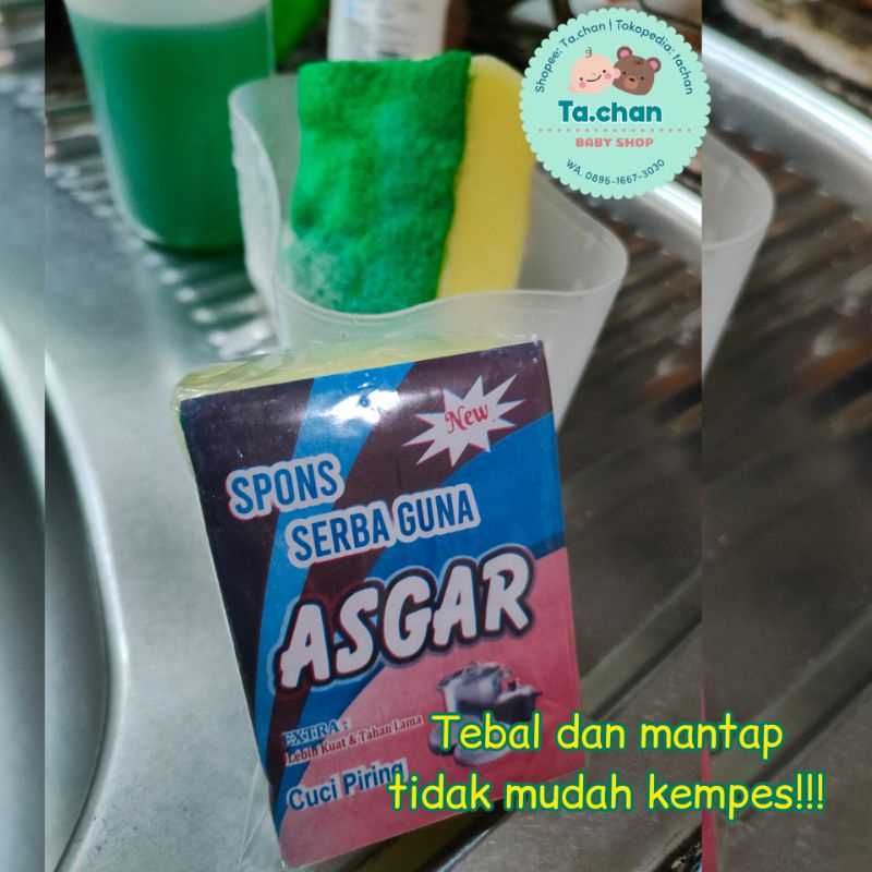 Spons Cuci piring spons Asgar pembersih