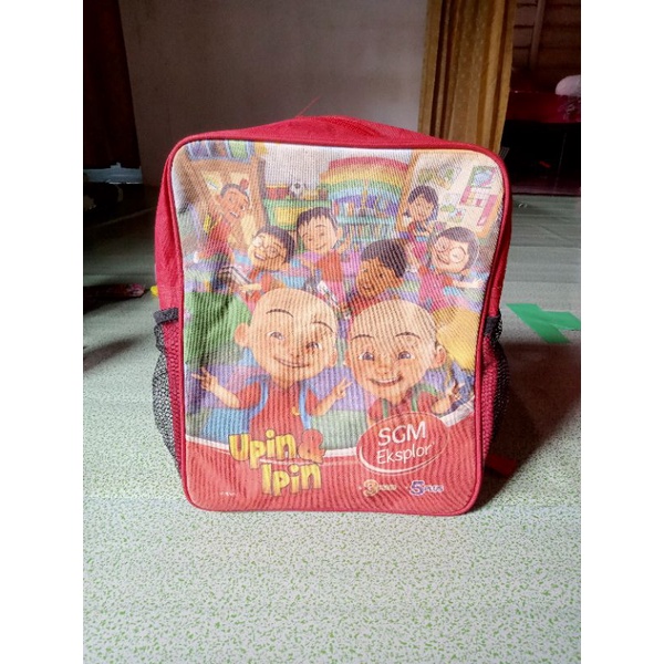 preloved, tas ransel upin ipin