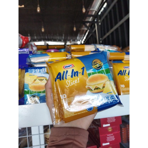KRAFT Keju slice all in one 167g isi 10 lembar