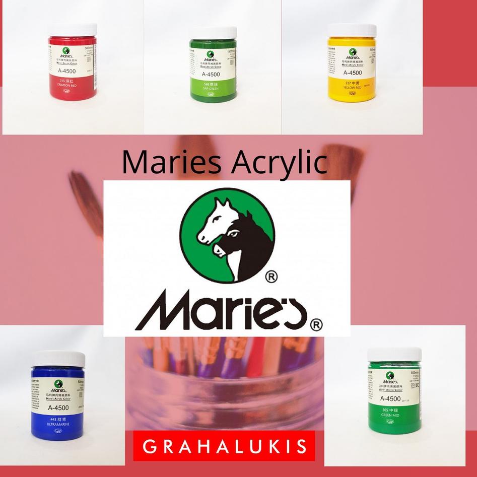 

Kualitas Bagus Maries Acrylic Paint 500ml / Cat Maries Akrilik 500 ml