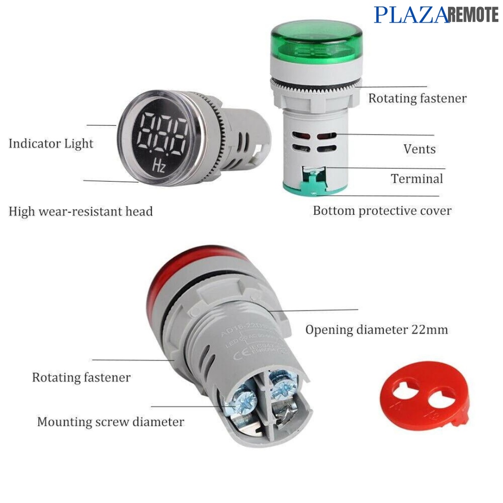 PILOT LAMP HZ METER 6-22HZ ALAT UKUR HERTZ LISTRIK