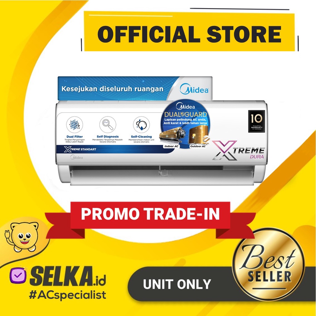MIDEA MSAF-05CRN2X AC SPLIT 1/2 PK STANDARD
