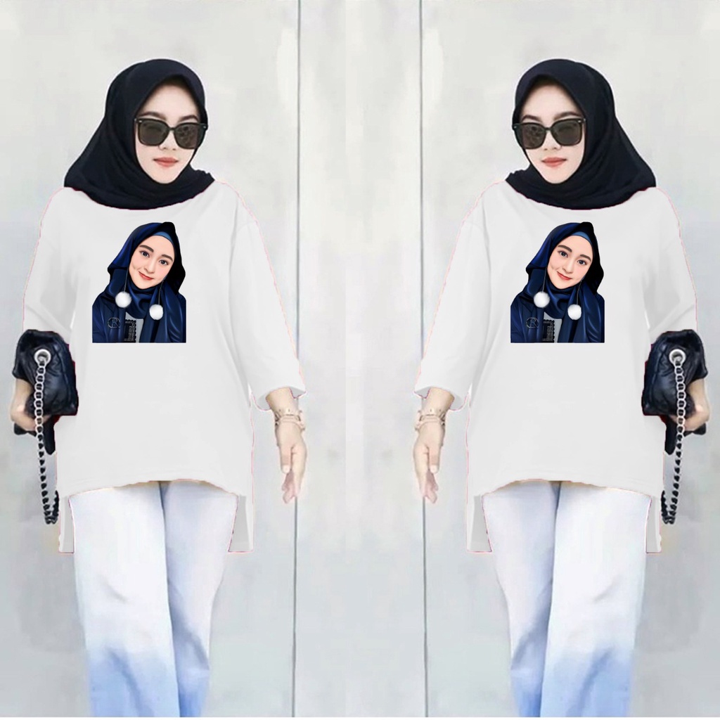 GSC - Long Tunik Anime 031 / Tunik wanita jumbo / Tunik kaos viral / Tunik wanita hijab / Tunik anime