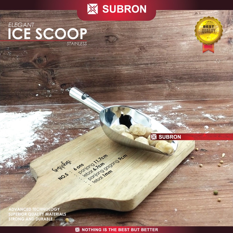 Ice Scoop Sekop Es Sekop Tepung Ice Shovel Flour No.3-5 - SUBRON