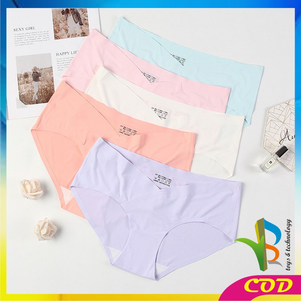 RB-P37 Celana Dalam Seamless Wanita V Shape Low Waist Panties CD Kolor Perempuan Underwer Wanita