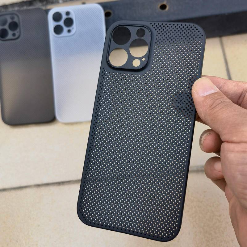 IPHONE Casing Pendingin Penghilang Panas Untuk Iphone11 12 13 14 Pro Max Plus Penutup Lubang Hollow Ultrathin Super Tipis
