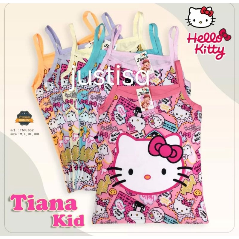2 PCS singlet anak karakter tiana kids Tang Top Anak Karakter