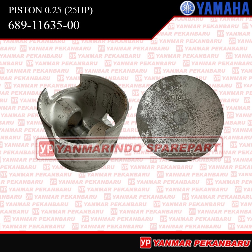 25HP PISTON 689-11635-00 689-11636-0U MESIN TEMPEL YAMAHA SPEED BOAT 25PK ORIGINAL ASLI
