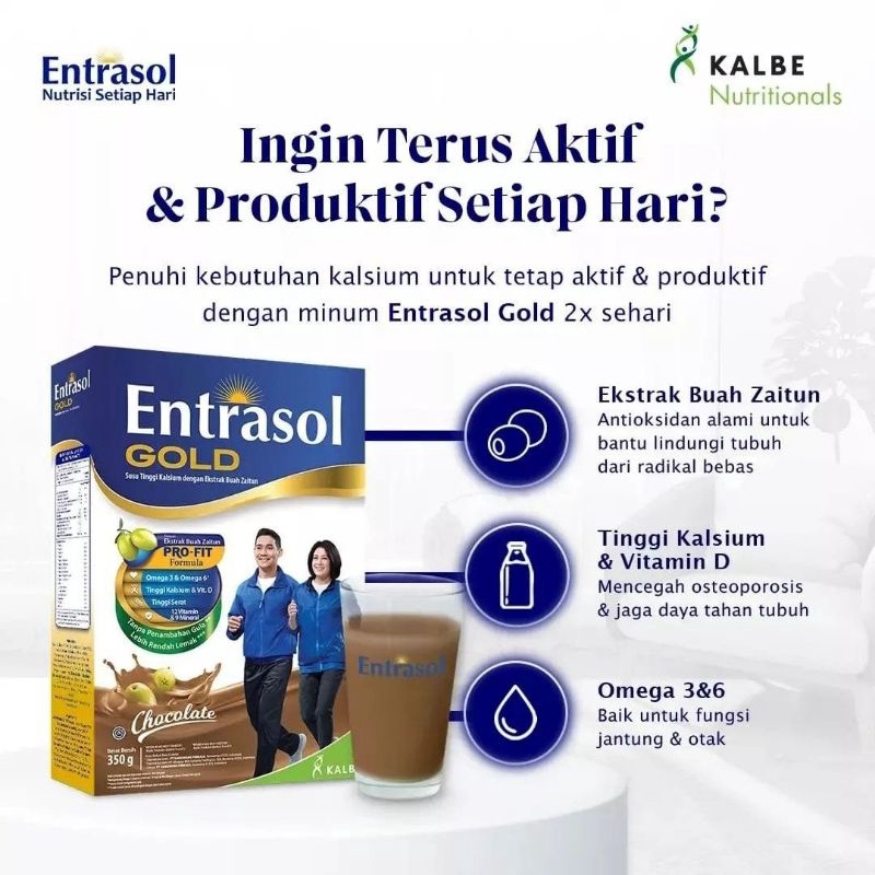 Entrasol gold / coklat dan vanila / 175gr