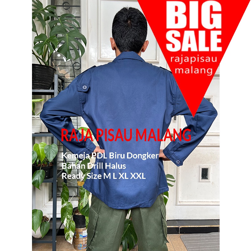 Seragam kemeja Baju PDL biru dongker