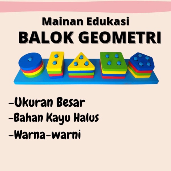 

Murah BALOK BALITA EDUKASI KAYU MAINAN GEOMETRI Unik SUSUN ANAK PUZZLE