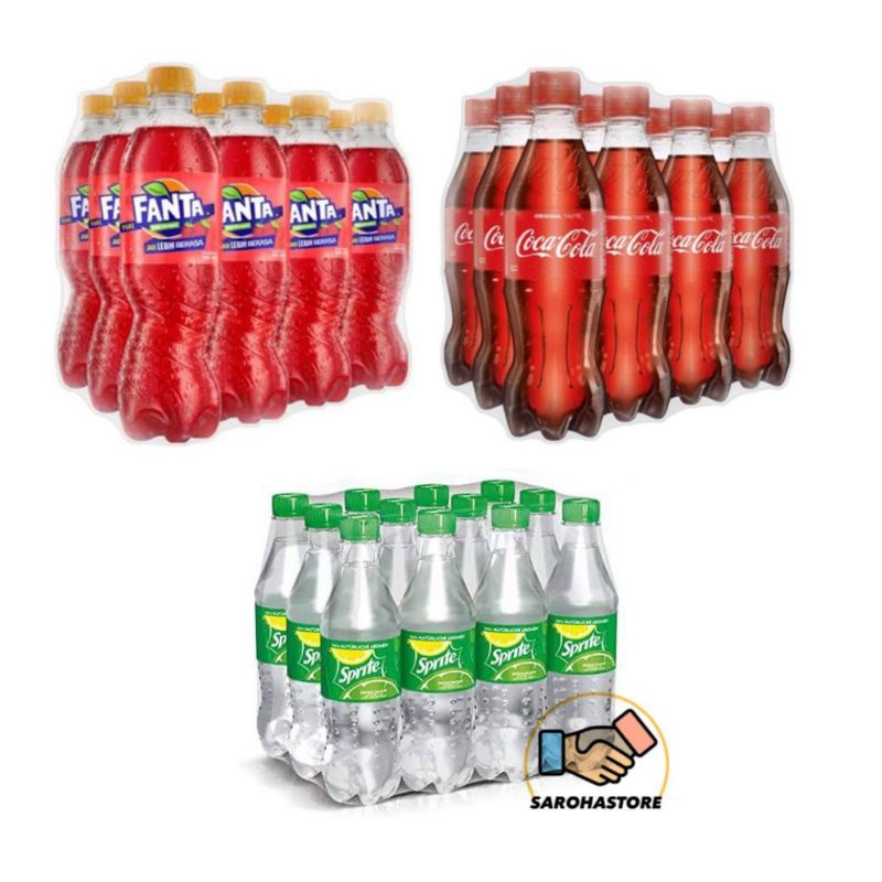 

1 Dus Isi 12 pcs Coca Cola / Fanta / Sprite 390 ml