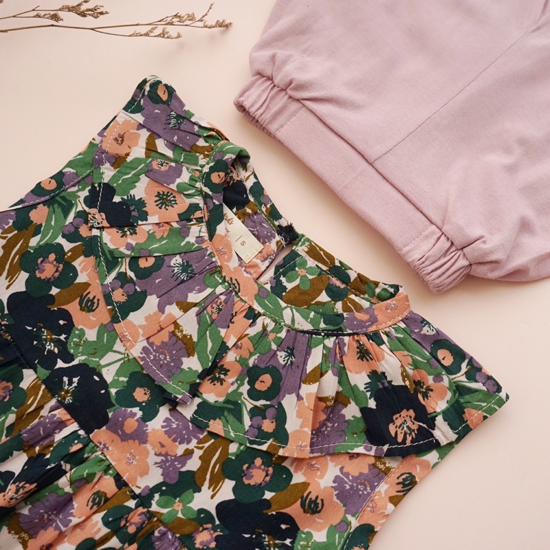 RACHIDKIDS / SETELAN ANAK CEWEK / AMERA LONG SKIRT / CENORA SET