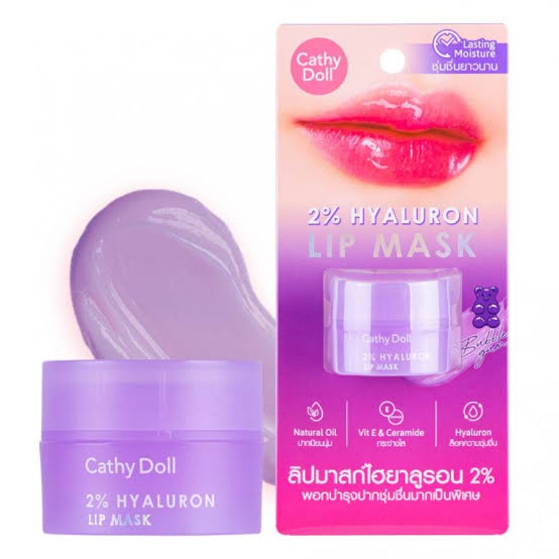 Cathy Doll Lip Mask Hyluron Lip Masker bibir