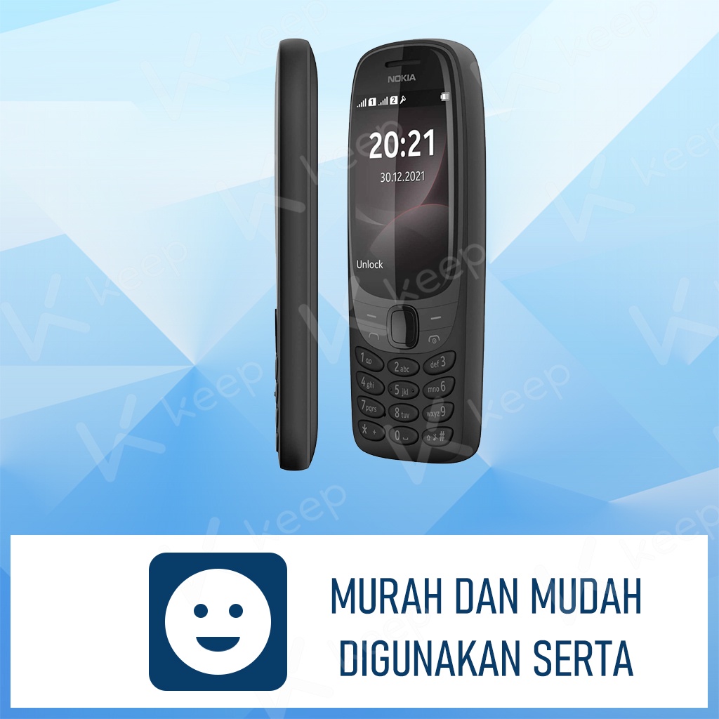 COD HP Nokia 6300 6310 2021 DUAL SIM Bisa Bahasa Indonesia Garansi Toko
