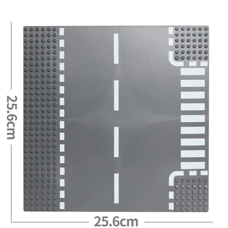 KACUU Base Plate LEGO Building Blocks 25.6 x 25.6 cm - KA-EN-213 T Road