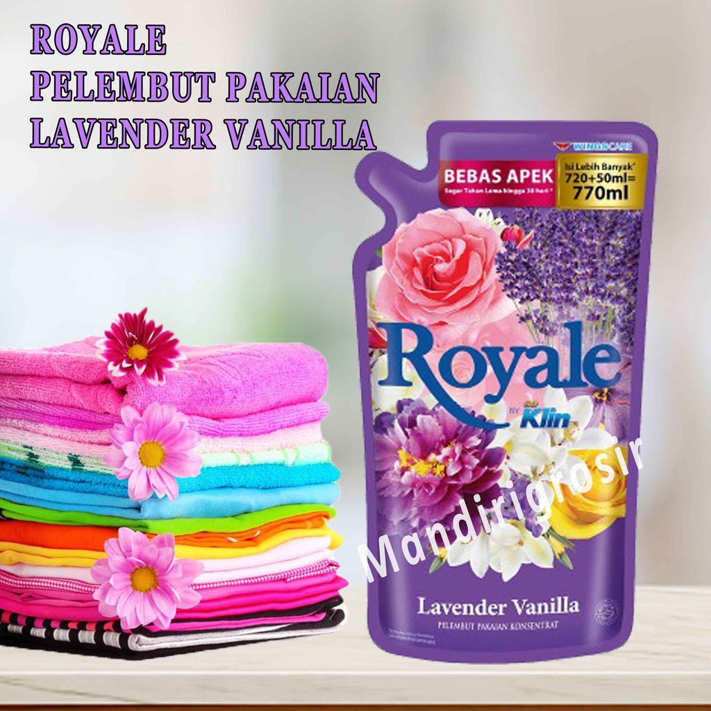 Pelembut Pakaian Konsentrat * Royale * Royale Lavender Vanilla * 770ml