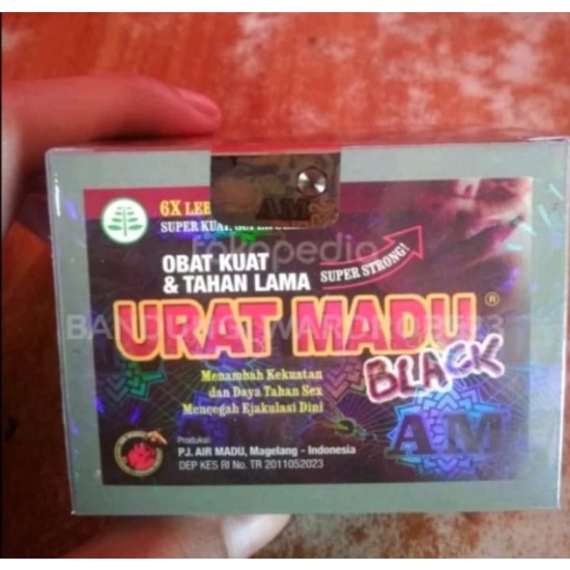 Urat Madu Black Obat Kuat 20 Kapsul Original