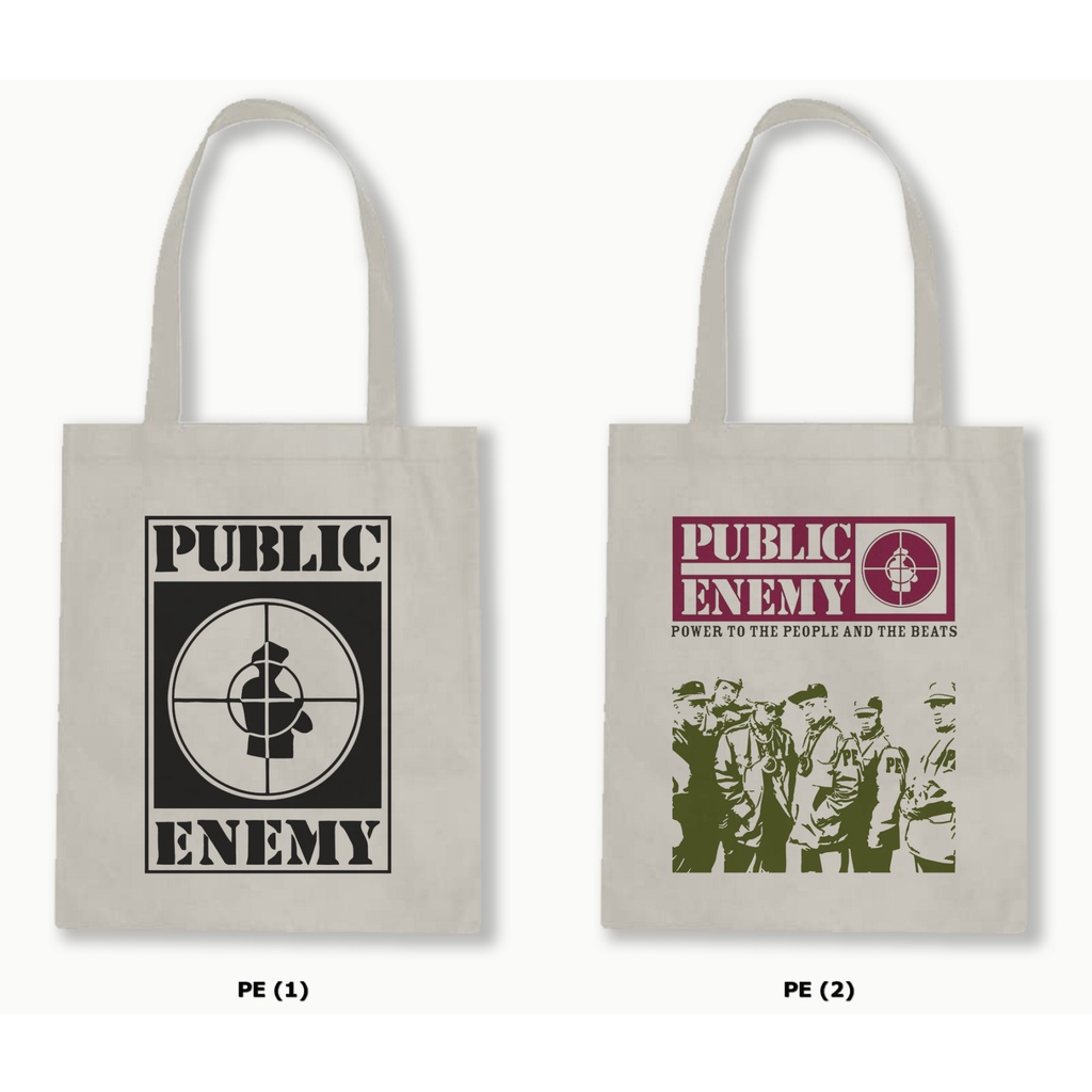 TOTE BAG BLACU - PUBLIC ENEMY