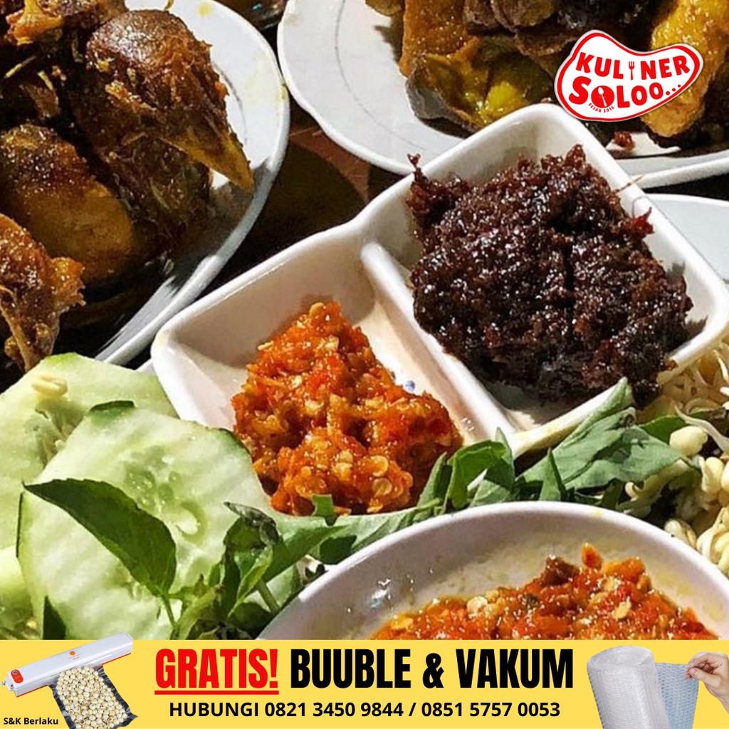 

Extra Sambel Blondo Ayam Goreng Mbah Karto - Kuliner Soloo