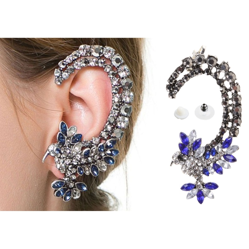 Siy Anting Wanita Untuk Berlian Imitasi Anting Tanpa Tindik Elf Ear Manset Telinga Klip Tanpa Lubang Aesthetic Pernikahan E