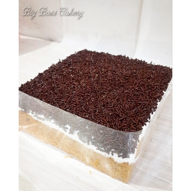 

Big Boss Cakery NEW VANILLA CHOCO CAKE BOLU COKLAT 20x20