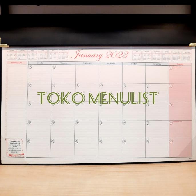 

Original Agenda 2023 Agenda Meja Deskmatt TH Diary Ukuran Besar