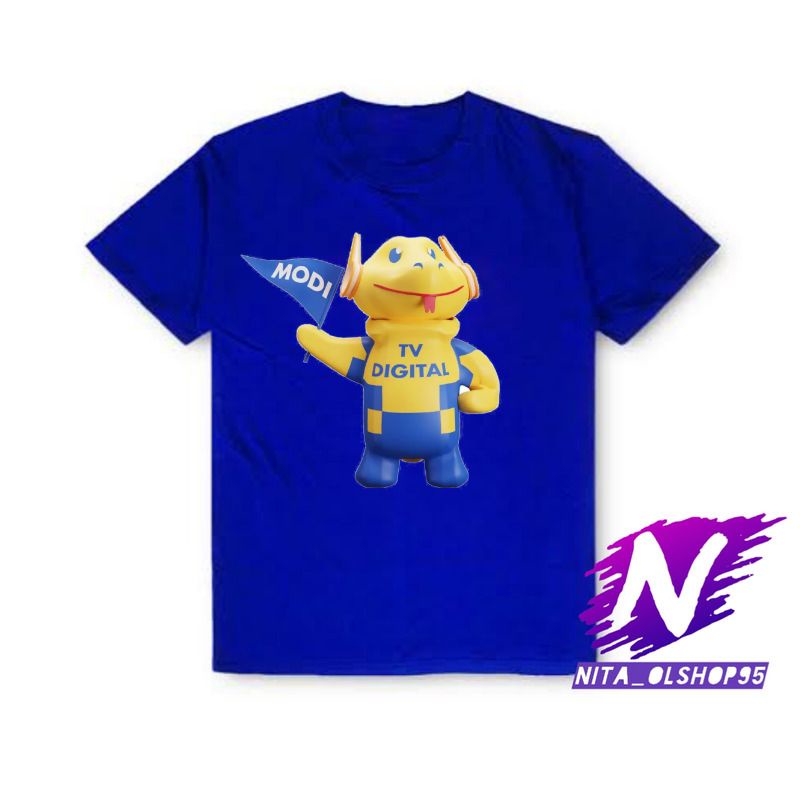 baju anak kaos anak modi tv digital gambar kartun