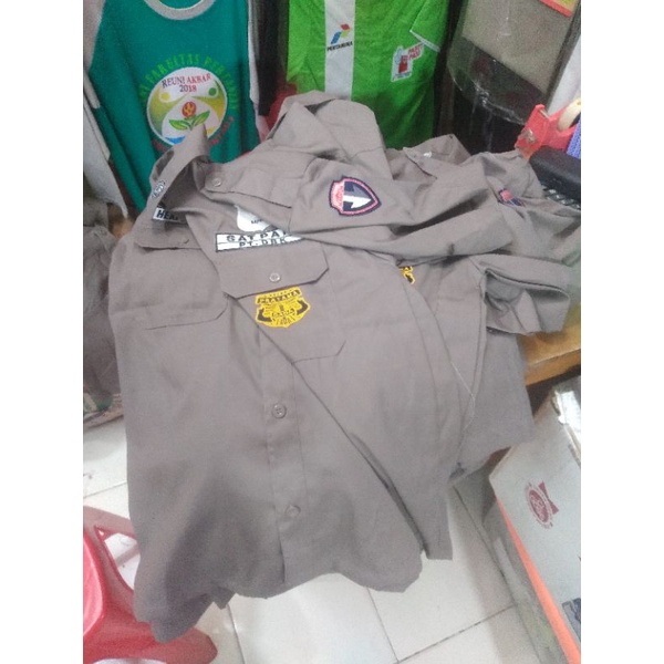 Seragam PDH Satpam Full Atribut