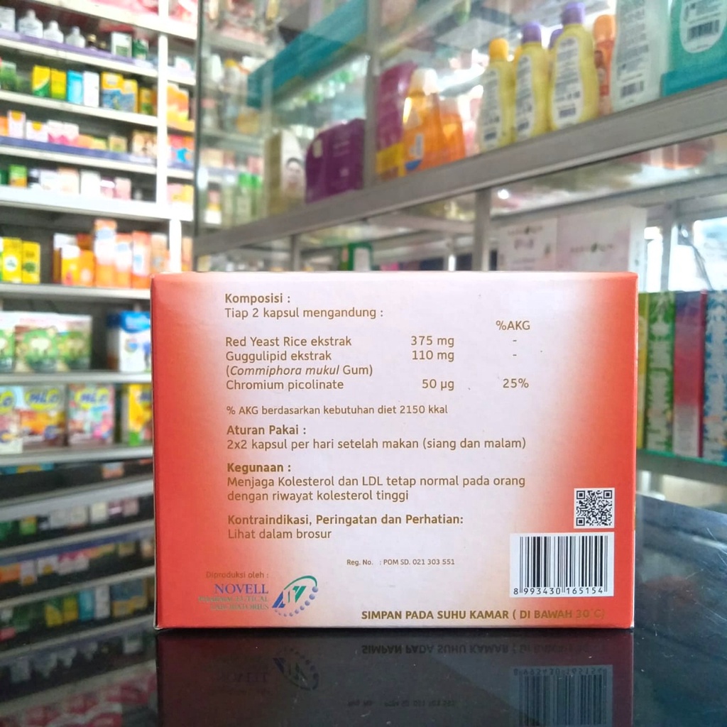 NUTRAFOR CHOL 1 STRIP @10 KAPSUL obat penurun kolestrol nutrafor col