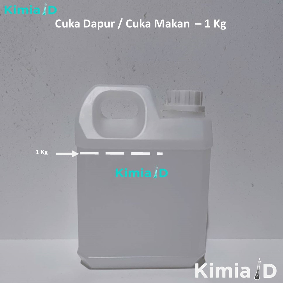 Cuka Dapur 1 Kg Vinegar Cuka Makan Asam Cuka 98% Cuka Food Grade