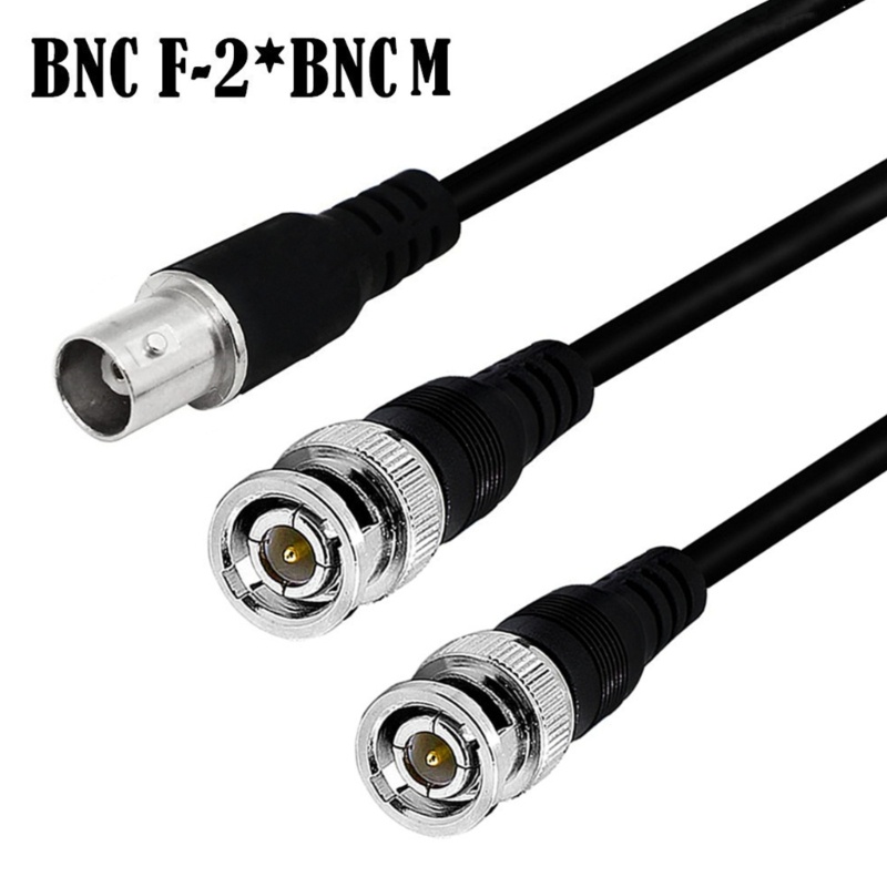 Zzz Female to Male Plug Extension Garis Coaxial BNC Male to Female/Female to Female BNC 1sampai2 Konektor Cord Splitter Wi