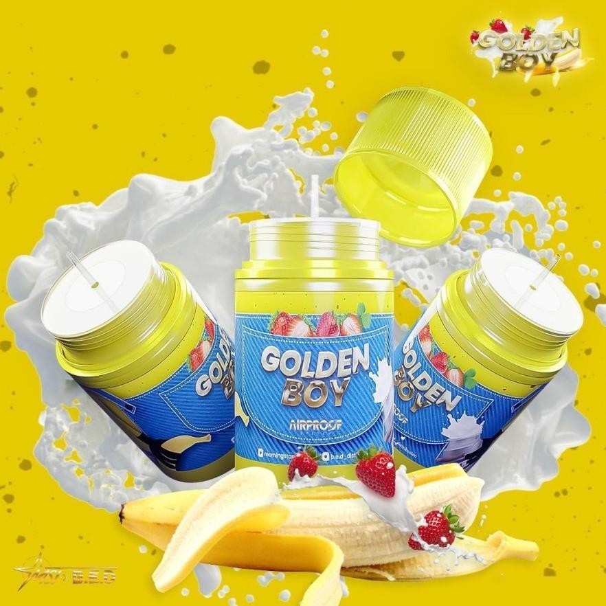 GOLDEN BOY BANANA FLA 60ML BY MSI x BED LIQUID FREEBASE GOLDEN BOY