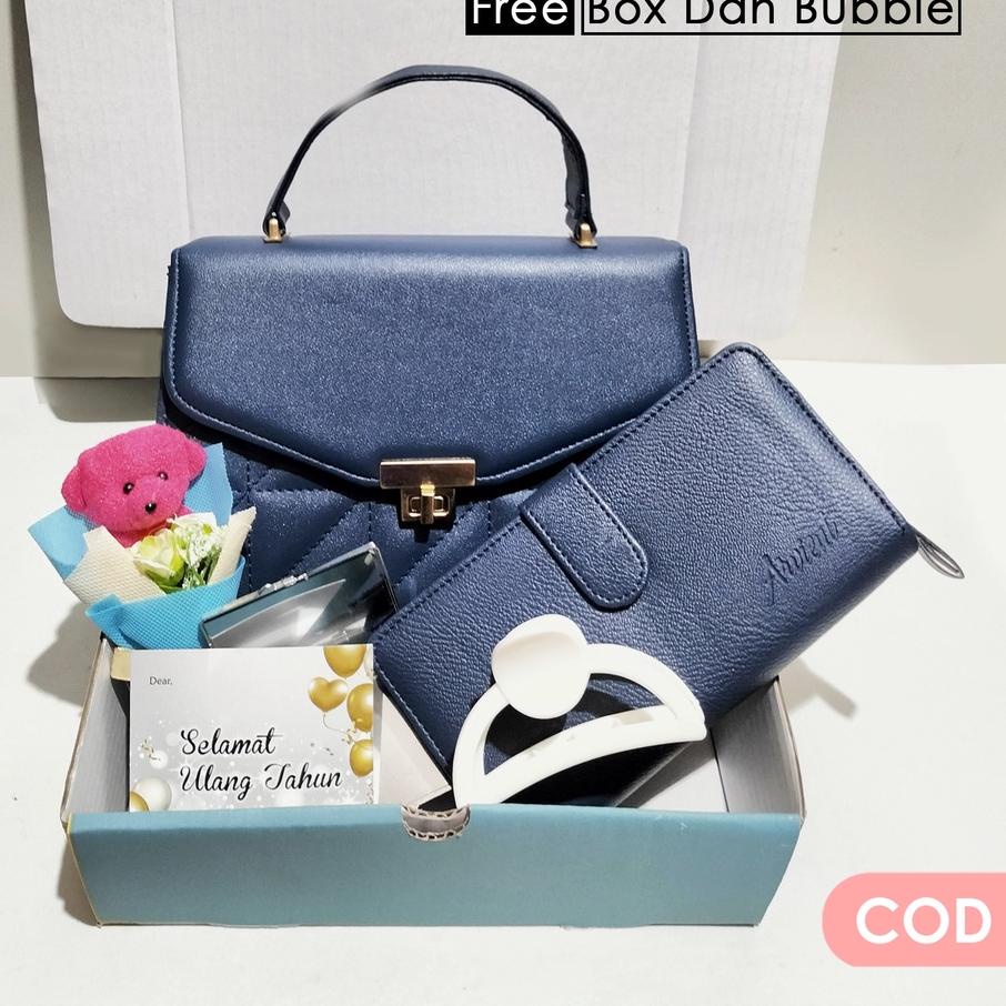 

limited Edition✔️Hampers kado surabaya set kado ulang tahun tas wanita navy hadiah ulang tahun cewek kado pernikahan birthday gift murah|SQ8