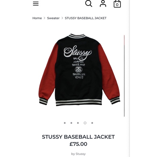 Stussy Varsity Jacket Second